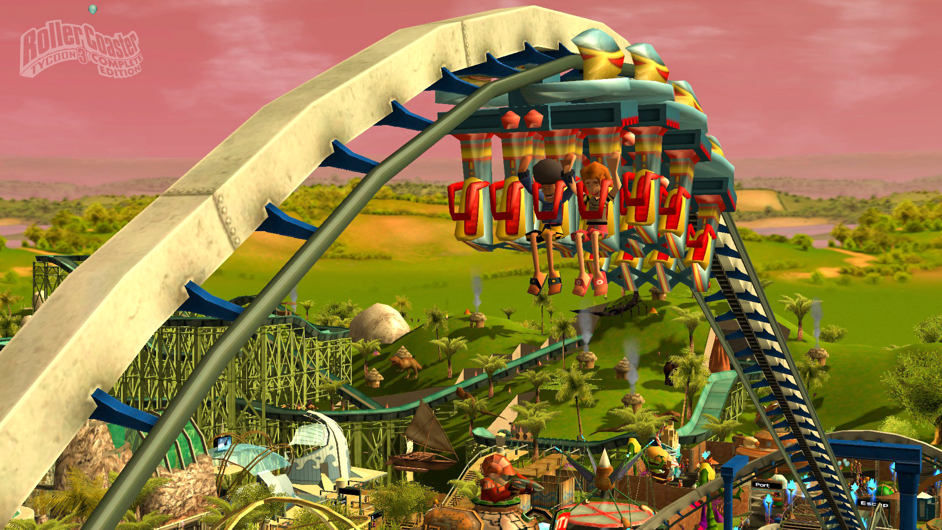 My favorite RollerCoaster Tycoon 3 coasters