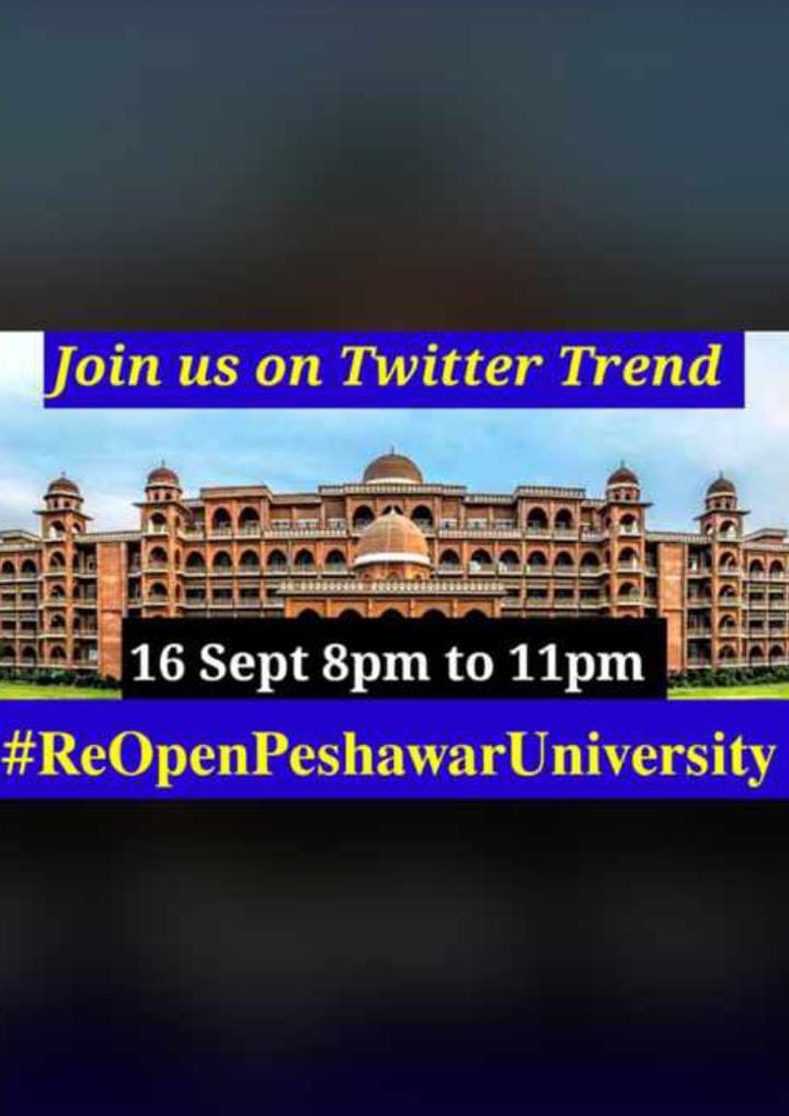 Shehryarfazal's tweet image. #ReOpenPeshawarUniversity