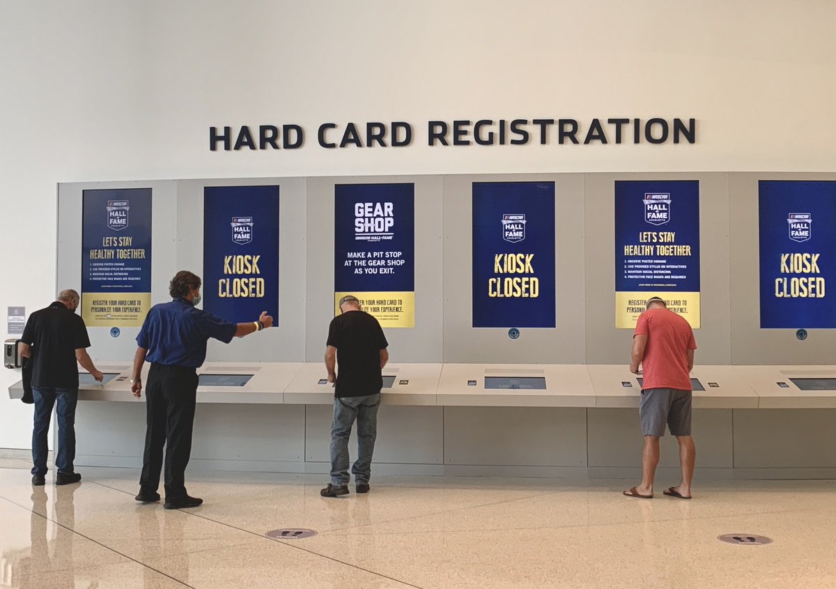 On behalf of the entire NASCAR Hall of Fame team, welcome back! Thank you for your support and for waiting until the time was right for us to open our doors again. #NASCARHall