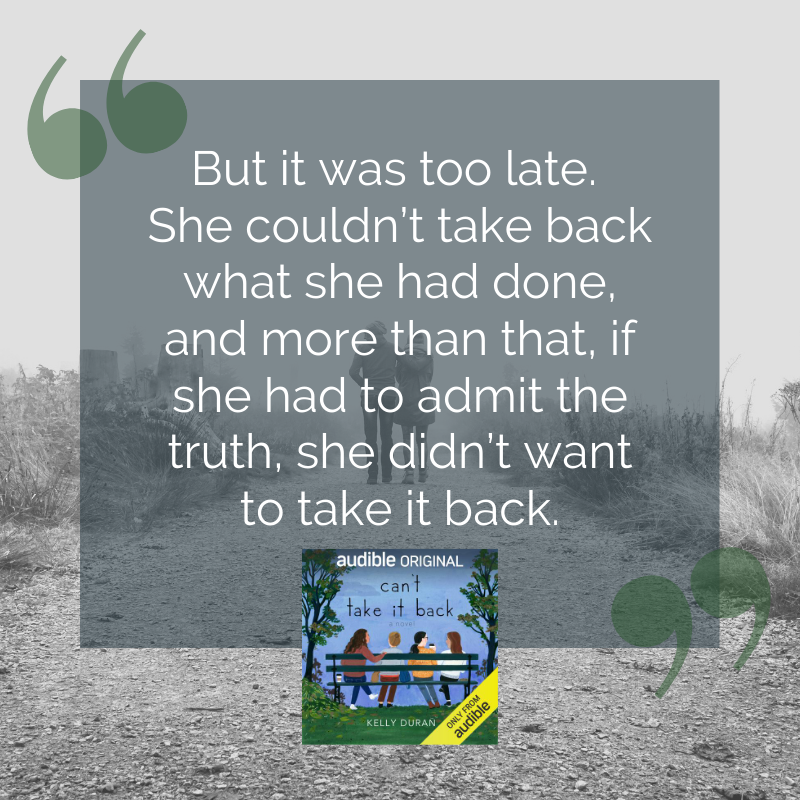 ByKellyDuran's tweet photo. When you read the line that makes the book title make sense. 😁

#1lineWed #WedWords #WednesdayWords #CantTakeItBack #AudibleOriginals ⁣#amwriting #womensfiction #WFWA https://t.co/2QQ0TA8qd8