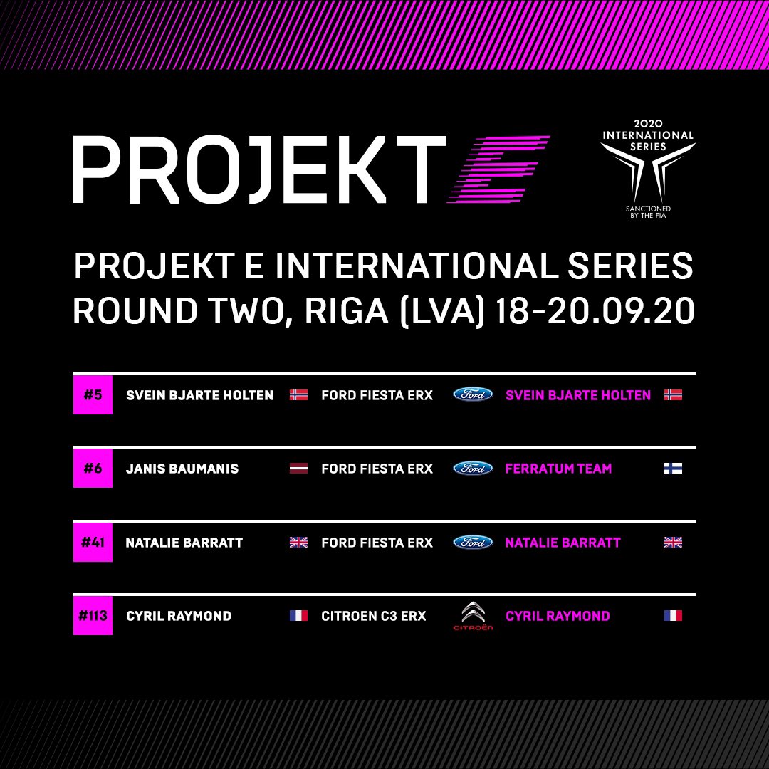 IT’S RACE WEEK! ⚡️⚡️ and here is the official entry list for Round 2. Who do you think will take the victory on Sunday?