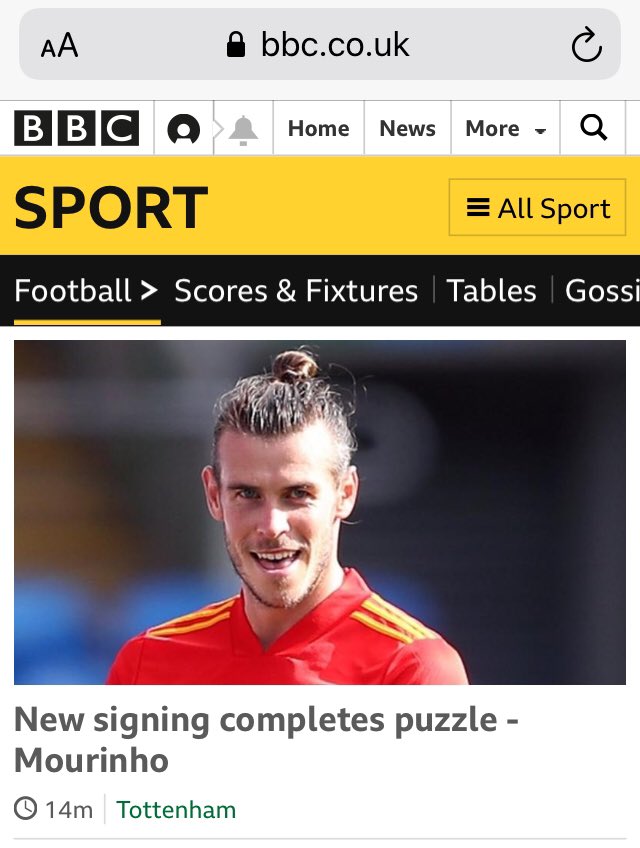 _VegasAddict's tweet image. @BBCSport this was a bit mean!
#thfc #bale #notsigned