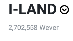 ENHYPENBRTeam's tweet photo. I-LAND has now surpassed 2.7 Million Wever on Weverse! ๐๐
#Mnet #์ ๋ท #ILAND #I_LAND #์์ด๋๋ #Go_ILAND #ILANDWeverse @mnetiland https://t.co/PzOSixp8tB