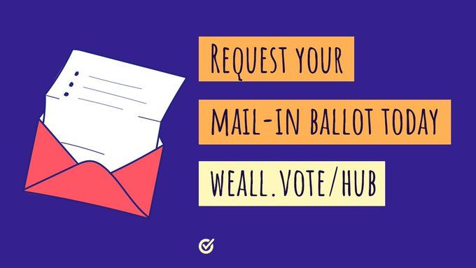 themoosesays's tweet photo. RT @PowerThePolls: We all need to make a plan to #vote. If you want to #VoteByMail, request deadlines are coming up. We’re joining our friends at @WhenWeAllVote and @voteearlyday for #RequestYourBallotDay to make sure everyone gets their ballot on time! https://t.co/u6IFiYxk6n https://t.co/BsTXvD90S2