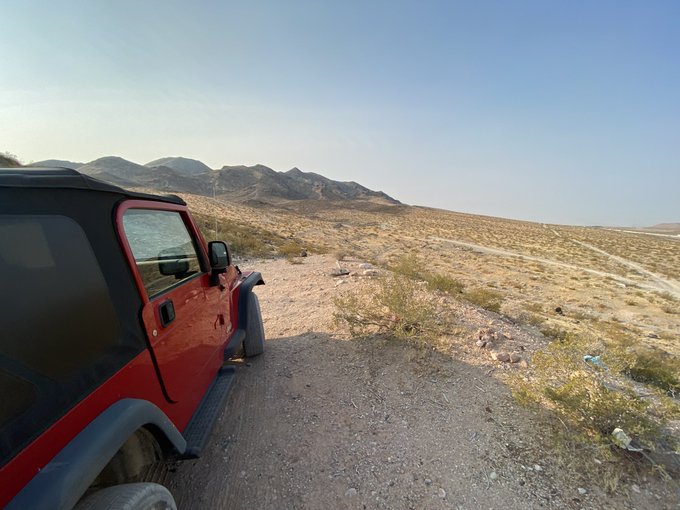Omg I missed my Jeep. Scaled a mountain and did donuts in some salt flats in the middle of a hidden valley
