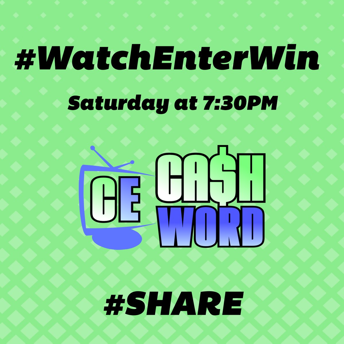 OHCashExplosion's tweet photo. Ready to become 1 of 25 #CECashWord winners? All you have to do is watch the show every Saturday at 7:30 PM for the #CashWord and enter by 12PM on Sunday.

Get ready for your chance to earn $500 💸 https://t.co/vNcCN0H9Jp