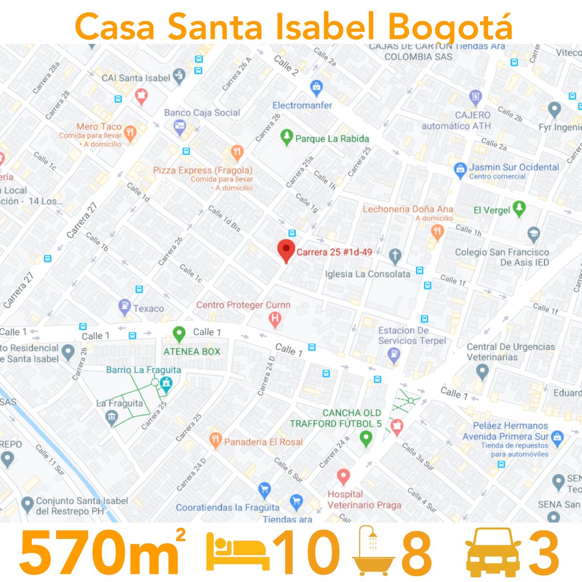 Subasta_la's tweet photo. 😃🏠 SUBASTA #Casa en #SantaIsabel #Bogota 🎉 570 mts². Llámanos al 3202175582 o escríbenos por whatsapp haciendo click aquí https://t.co/QeBaZUO4qM o ingresa aquí https://t.co/09rpKA2Sur #VentasOnline #VentasInmobiliarias #SubastasVirtuales #PropTech #Subastas #remates https://t.co/YFvWAuG3WS