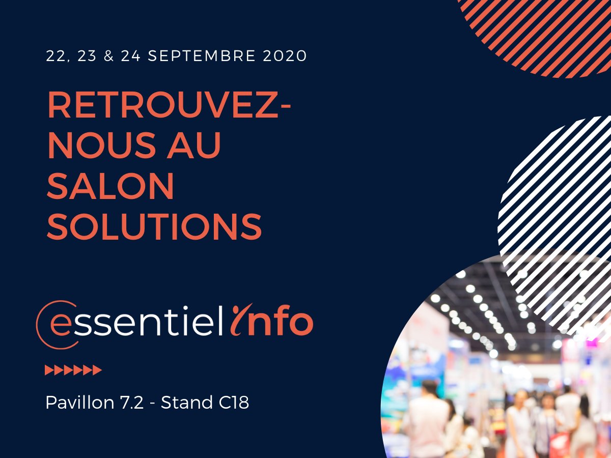 Nous serons présents les 22, 23 et 24 septembre prochain au <a href="/SalonsSolutions/">SalonsSolutions</a> !

📌Pavillon 7.2 - Stand C18 au stand de notre partenaire <a href="/infineo/">Infineo</a>

🔴 Présentation de nos solutions
🔴 Conférence ouverte
🔴 Démonstrations de nos outils et expertise

#salon #evenement #partenaire