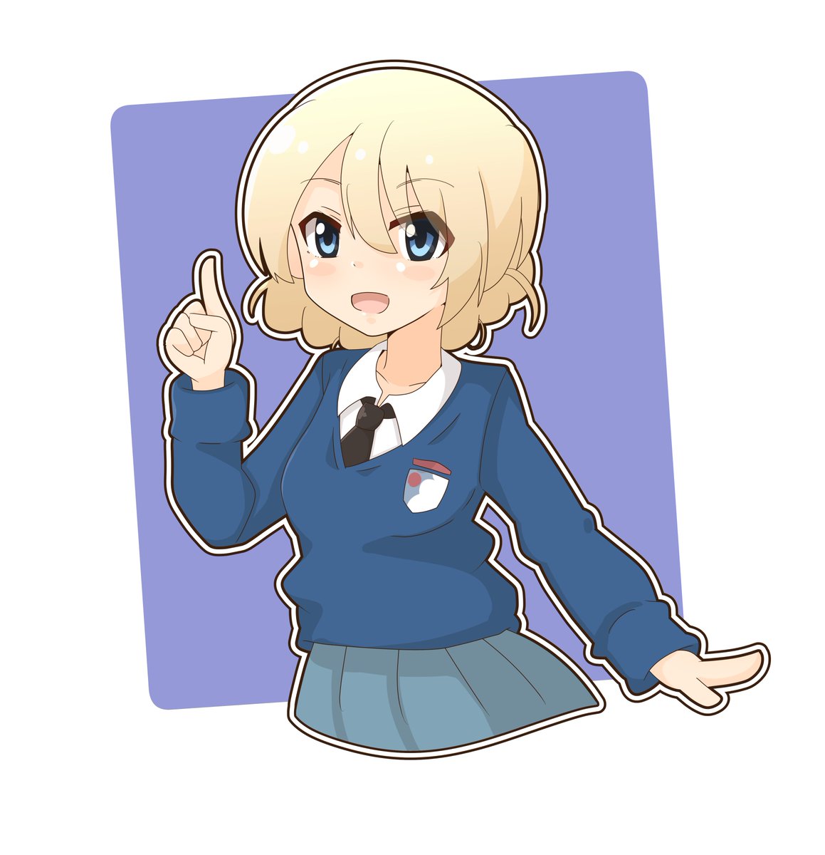 ガルパン 過去絵ですが ダー様お誕生日おめでとう ガルパン ダージリン生誕祭 Ricoのイラスト ガルパン 過去絵ですが ダー様お誕生日おめでとう ガルパン ダージリン生誕祭 Ricoのイラスト