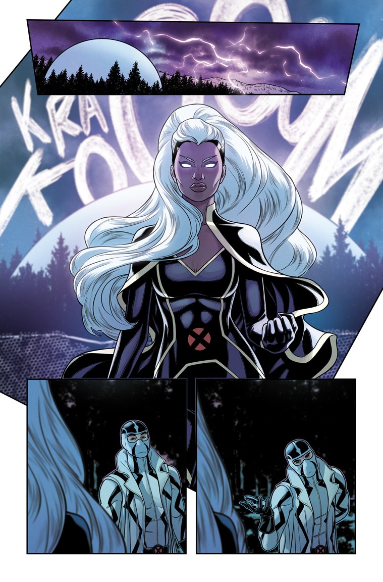 GIANT-SIZE X-MEN: STORM is out today!! ⚡️⚡️⛈⚡️⚡️ Written by Jonathan Hickman, drawn by me, colored by @COLORnMATT. Hope you enjoy it! ❌ 
