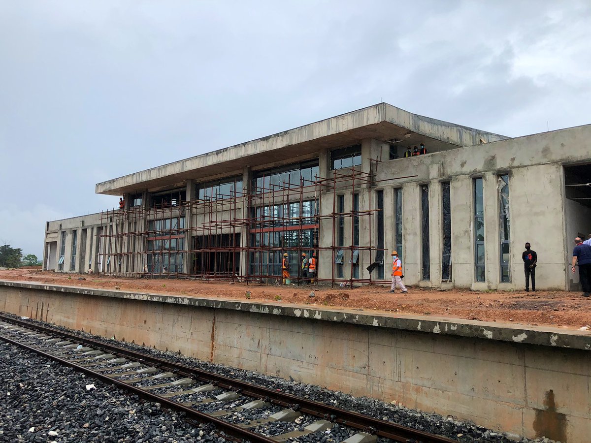 Samuel Ladoke Akintola Station, Omi Adio, Oyo State  #LagosIbadanRail