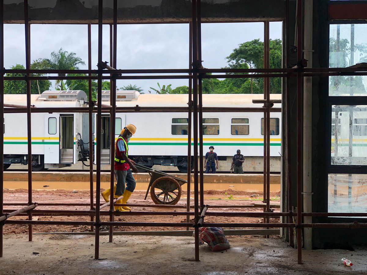 Samuel Ladoke Akintola Station, Omi Adio, Oyo State  #LagosIbadanRail