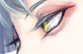 solo close-up eye focus 1girl green eyes looking at viewer eyelashes  illustration images