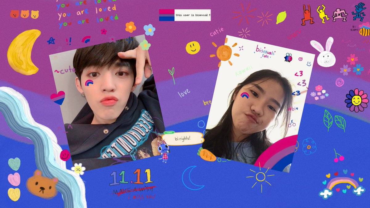dinoppio's tweet photo. ㅤ 
ㅤ    #SCOUPS &amp; #CHAN : bisexuals rule !

                   #CaratSelcaDay #CSD 
ㅤ https://t.co/YybwCeIqyj