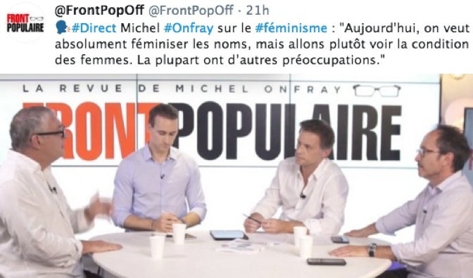 vivelefeu's tweet image. Explique-t-il doctement aux trois autres mecs assis avec lui autour de la table.