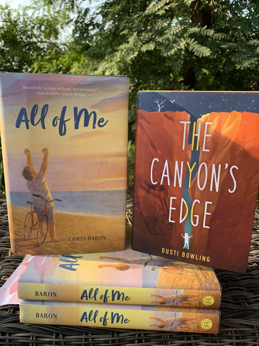 ✨📚GIVEAWAY! I know things are challenging right now for #teachers &amp; parents. Hoping to help a little bit-so I am giving away 3 signed copies of ALL OF ME. RT/follow, &amp; I'll pick the winners randomly 9/19. One winner will also get a copy of Dusti Bowling’s THE CANYON’S EDGE 💙