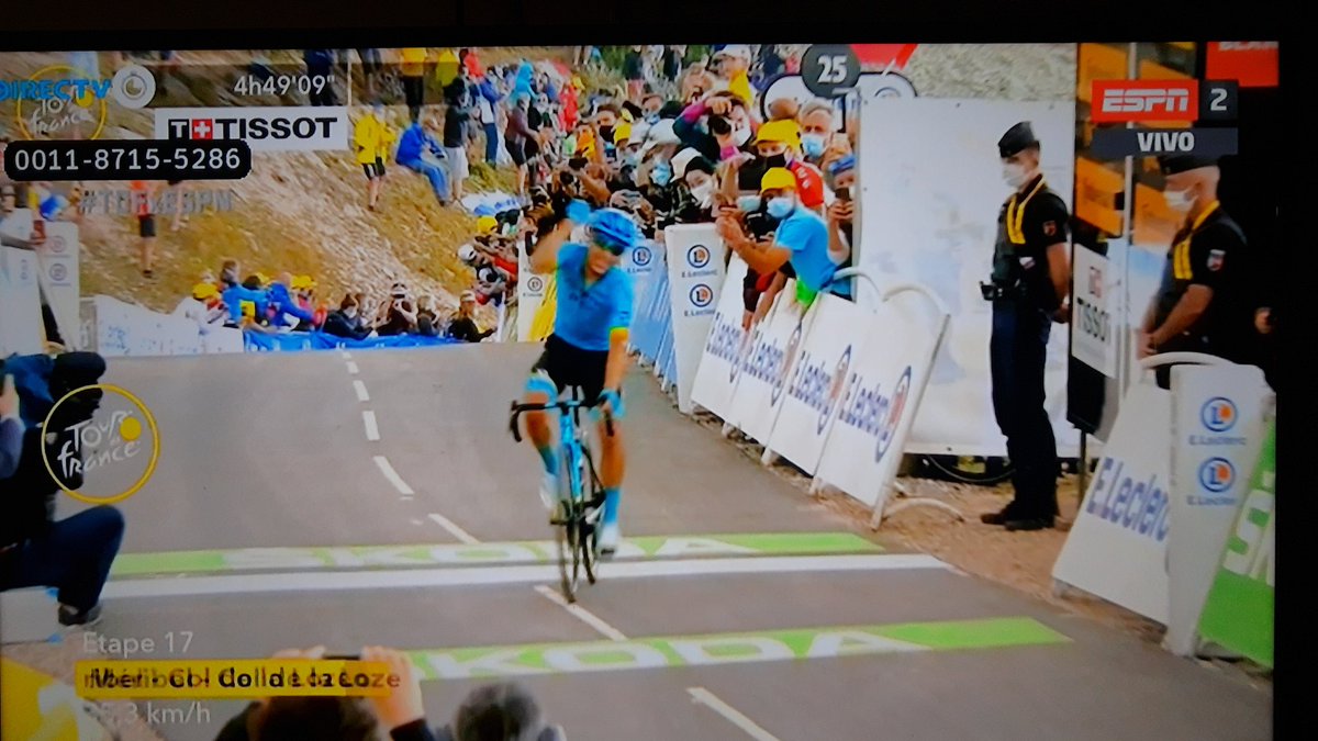 Gran victoria de #SupermanLópez en el #TDF2020 #TDFxESPN. Gracias <a href="/SupermanlopezN/">Miguel Angel Lopez Moreno</a>! 🇨🇴🇨🇴🇨🇴.
Y excelente el trabajo de <a href="/RichardCarapazM/">Richard Carapaz M</a>. #Escarabajos latinoamericanos.