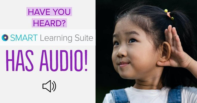 SMARTTechSean's tweet photo. WHAT! I CAN'T HEAR YOU! DON'T WORRY, YOU CAN USE AUDIO IN SMART LEARNING SUITE SO WE DON'T HAVE TO YELL ANYMORE! 
Try it here: https://t.co/lPtKraBX8I https://t.co/6HP0bWPmuQ