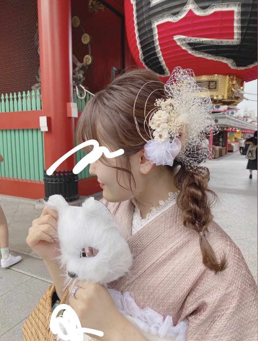 希空ちゃんとおんなじ着物着て髪型も同じにしてもらった〜〜🥺うれしぬ🥺🤍
念願❕❕❕❕❕