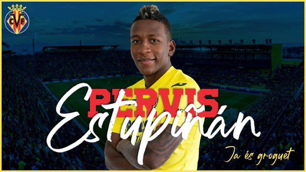  DONE DEAL  - September 16PERVIS ESTUPIÑÁN(Watford to Villarreal )Age: 22Country: Ecuador  Position: Left-backFee: €15 million (rumoured, officially undisclosed)Contract: Until 2027  #LLL 