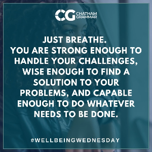chathamgrammar's tweet photo. #WellbeingWednesday #CGSG #UKAT https://t.co/fKOXMMB0lL