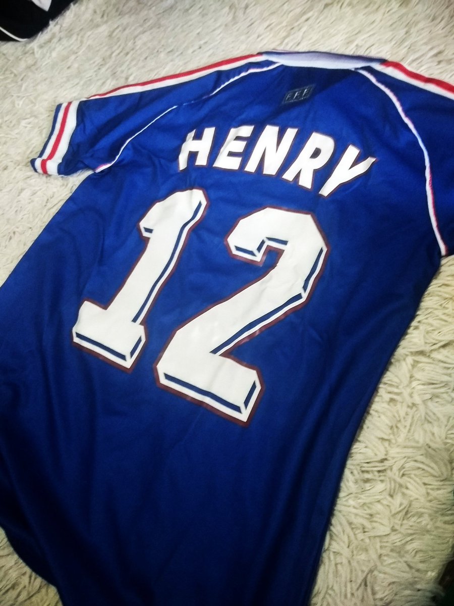 France WC 98 Home Kit X Henry