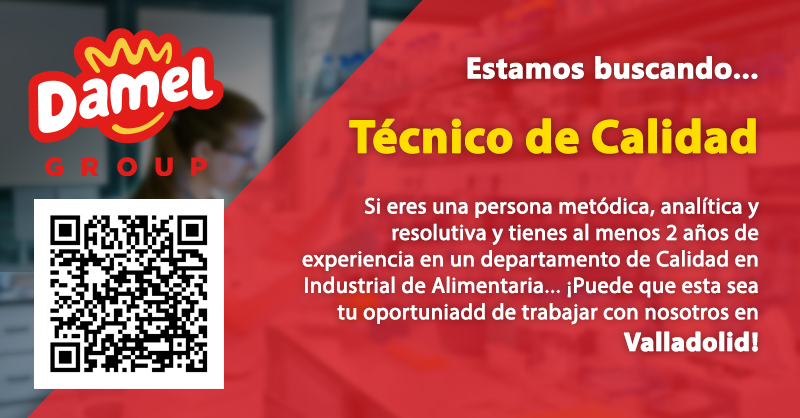 ¡Seguimos con más #vacantes! Estamos buscando un Técnico de Calidad-Laboratorio, esta vez para nuestra fábrica de Valladolid. ¿Te interesa? Puedes inscribirte aquí: damel.com/ofertas/tecnic…

#Empleo #OfertaLaboral #EmpleoValladolid #TécnicoCalidad #Damel #DibujandoSonrisas