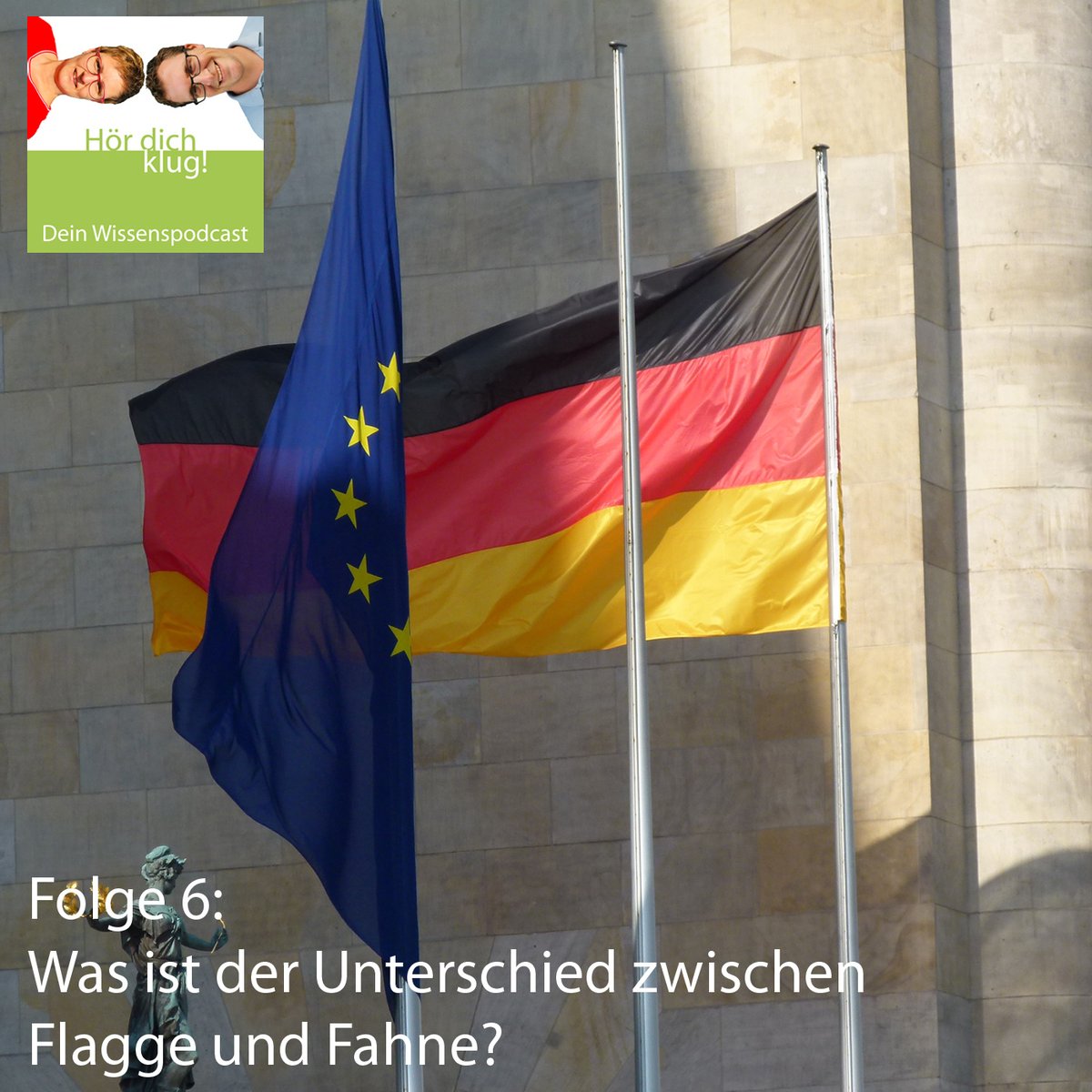 Na, wisst ihr es? Eine neue Folge von "Hör dich klug!" ist online - die Podcast-Factory klärt jede Woche kurz und knackig eine Alltagsfrage.  Abonniert uns, wenn es euch gefällt #Flaggen #Fahne #Bundestag #Deutschlandflagge #Reichstag #Podcast #Podcasting

hoer-dich-klug.podigee.io