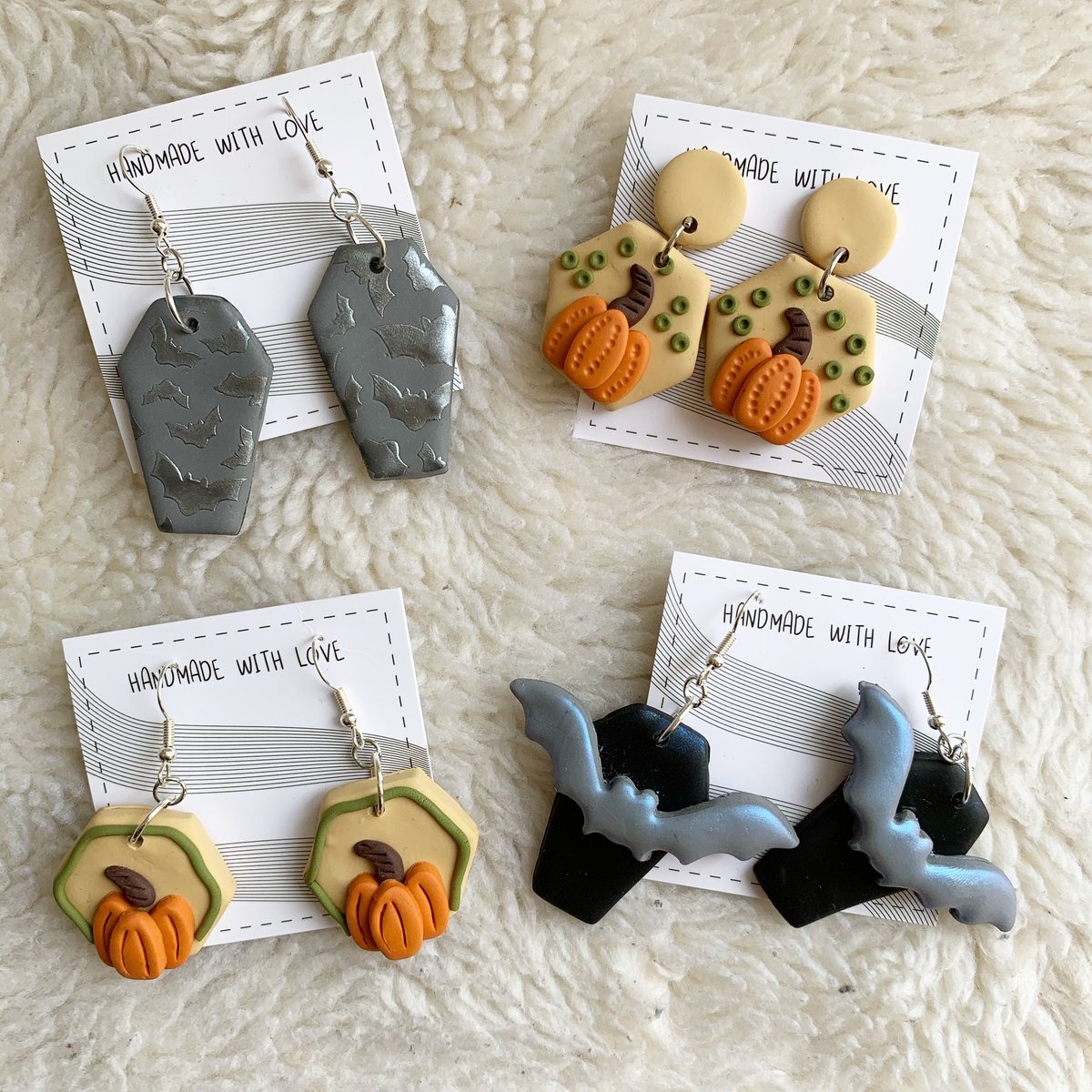 It’s my birthday!!! I have a 20% off discount code on my Etsy to celebrate: HBDROBYN 🥰 also have new Halloween earrings up for sale!