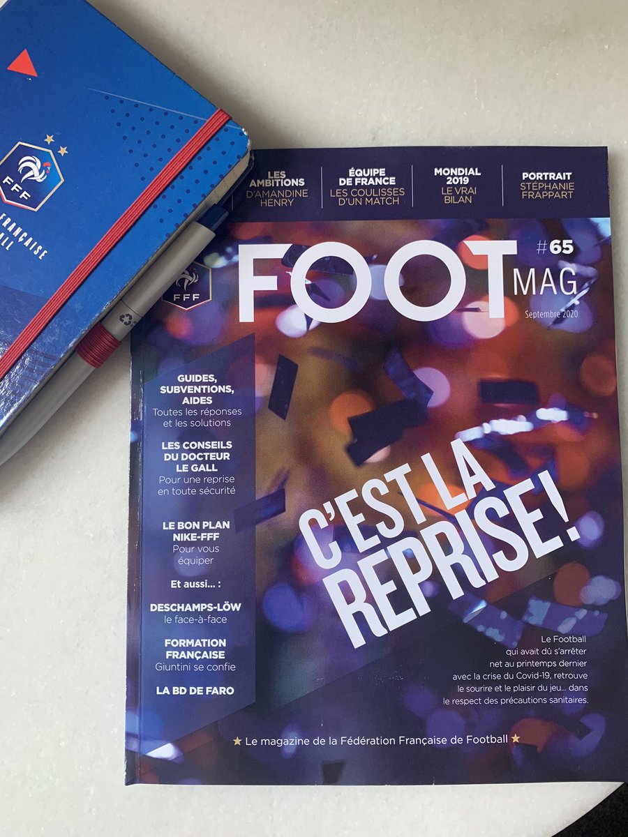 KMorlighem's tweet photo. La @FFF dévoile le num de Septembre 2020 de #FootMag ! Plaisir de voir le @FCBArcachon mis en avant dans le cadre du dispositif #PuissanceFoot le prog. d’accompagnement scolaire de la FFF. Le club, 3è lieu d’éducation de nos jeunes. Bravo aux clubs impliqués dans l’opération ! 👏🏻 https://t.co/PBcNjctCoH