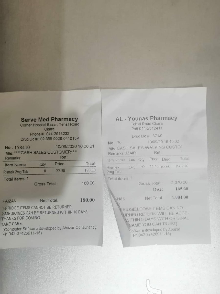 VCPokara's tweet photo. CASE CODE: OK-MEDICINE ✅
*Permanent CASE 2, Starting Date 19 Jan 2019*
 
ALHUMDULILLAH 
Medicine of one month has been provided to the family.

Please Support us to help more people.

#VCP #Okara https://t.co/m5I4pLRKsF