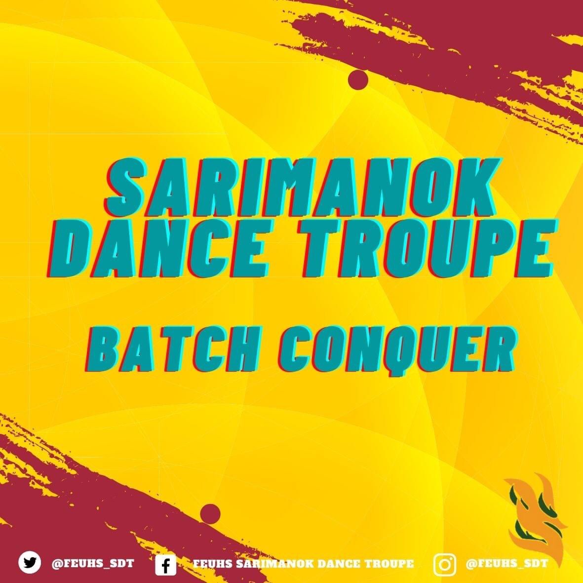 feuhs_sdt's tweet photo. Congratulations to the new members of Sarimanok Dance Troupe! We are looking forward to vibe with you and see more of your remarkable talents.
Thank you for joing our growing family, Batch: CONQUER!
#SDTConquer https://t.co/TDXx37Yuji