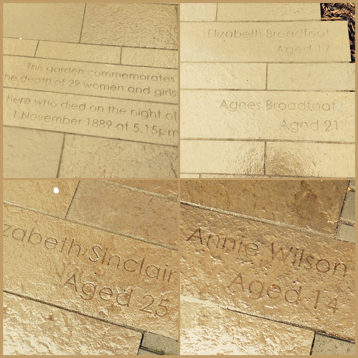 At the end of Bain Street, turn left up London Road, passing Thenue Housing Association, which we now know is named for St Enoch! At Calton Heritage and Learning Centre there is a pavement memorial to the women who died in the Templeton disaster mentioned a few stops ago. 20/25