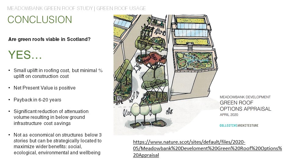c4thyh's tweet image. Enjoying today’s #SFHAlive Thanks for inviting @Collective_Arch to speak about Green Roof Design with presentation by Mike McCarthy alongside other great speakers from @nature_scot and @rfblandscape nature.scot/meadowbank-dev…