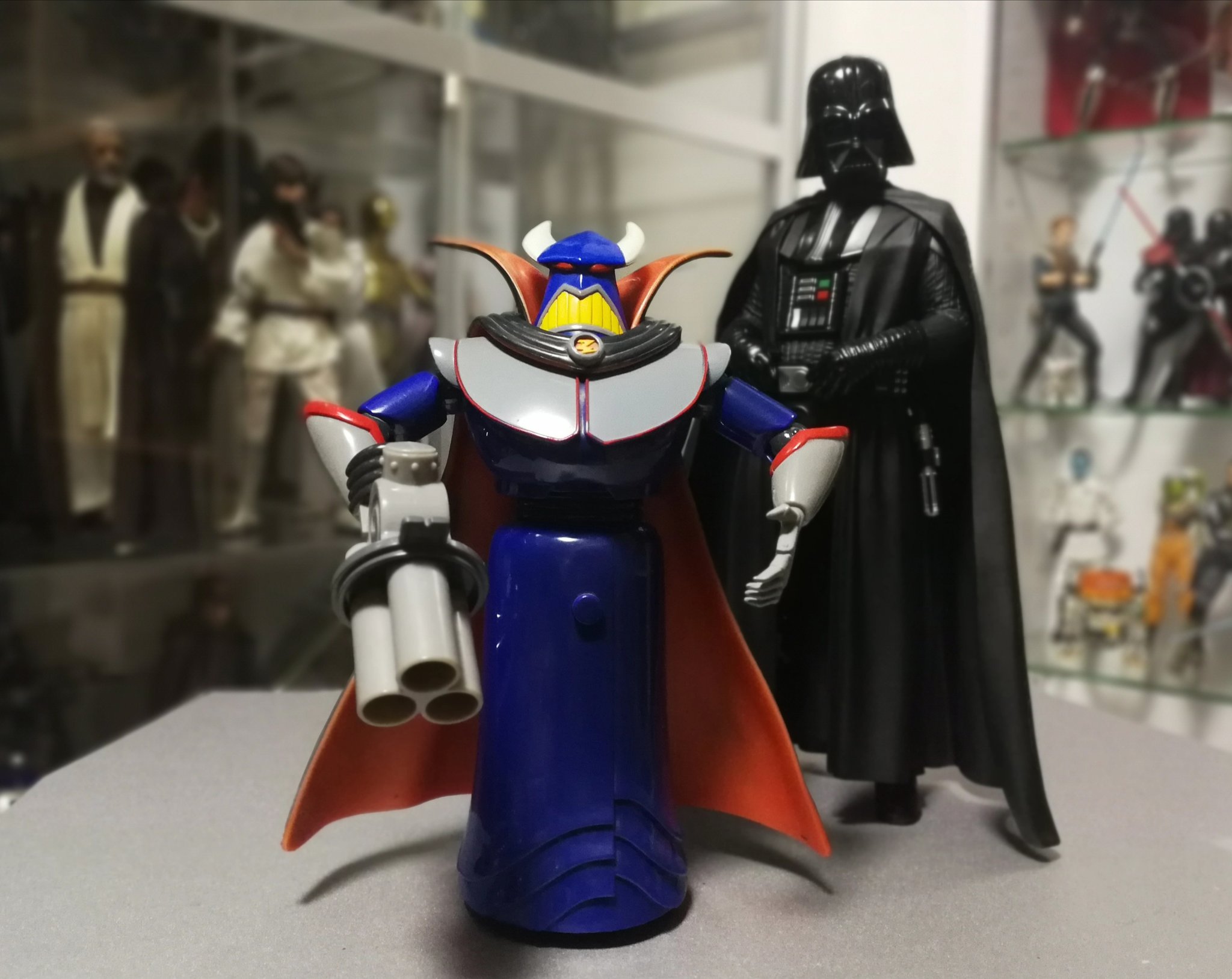 ともきん スカイウォーカー おもちゃ撮影会 オマージュ I Am Your Father スターウォーズ Starwars トイストーリー Toystory ダースベイダー ザーグ オモ写