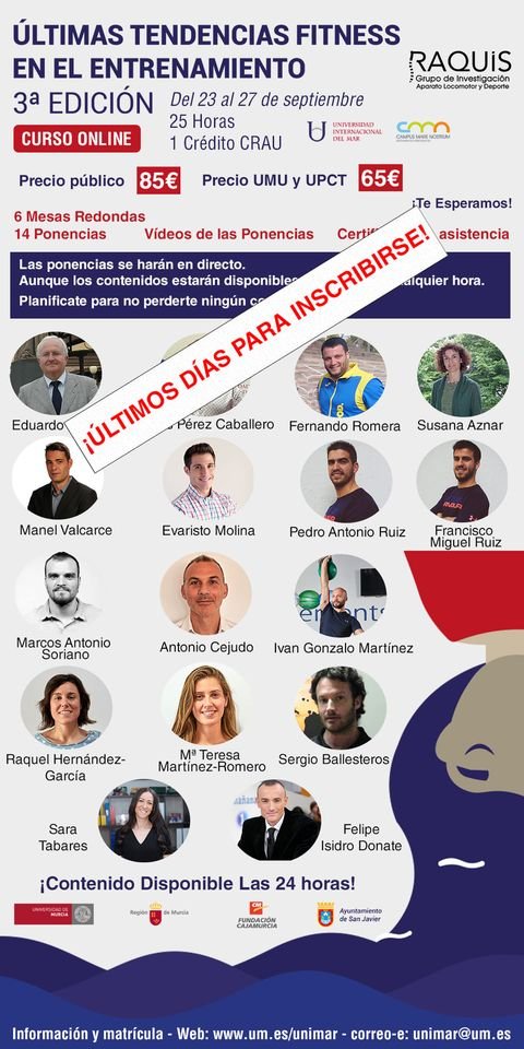 #fitness #cafd @AytoSanJavier1 <a href="/JuventudSJavier/">Juventud San Javier</a> <a href="/trinum_murcia/">Trinum</a> <a href="/UMU/">Universidad Murcia</a> #deporte Últimos días de matrícula um.es/unimar