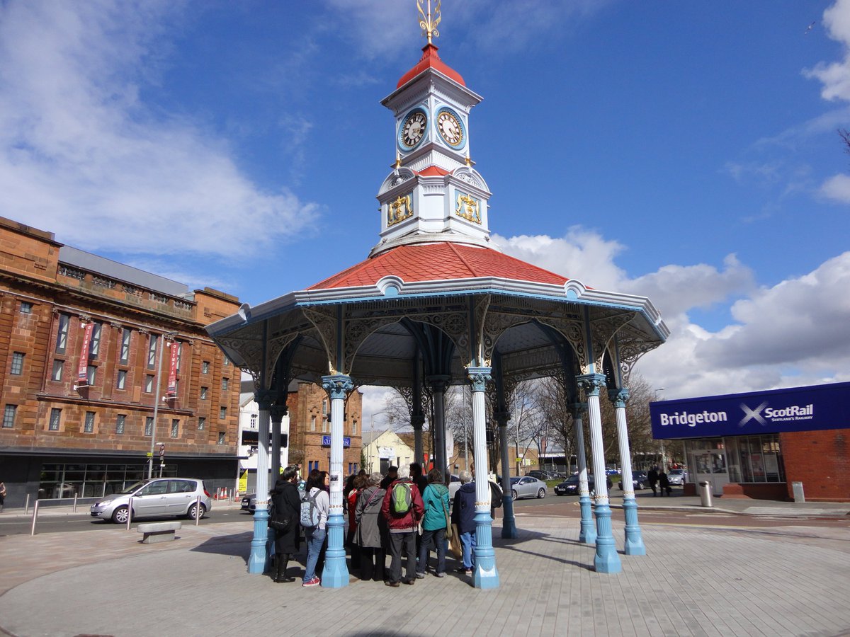 Our final stop is Bridgeton Cross's colourful umbrella. In the 1830s and 40s, Bridgeton was an important centre of Chartism which sought votes for all men over 21. Although Chartists disagreed about female suffrage, women still played a vital role in the organisation. 23/25