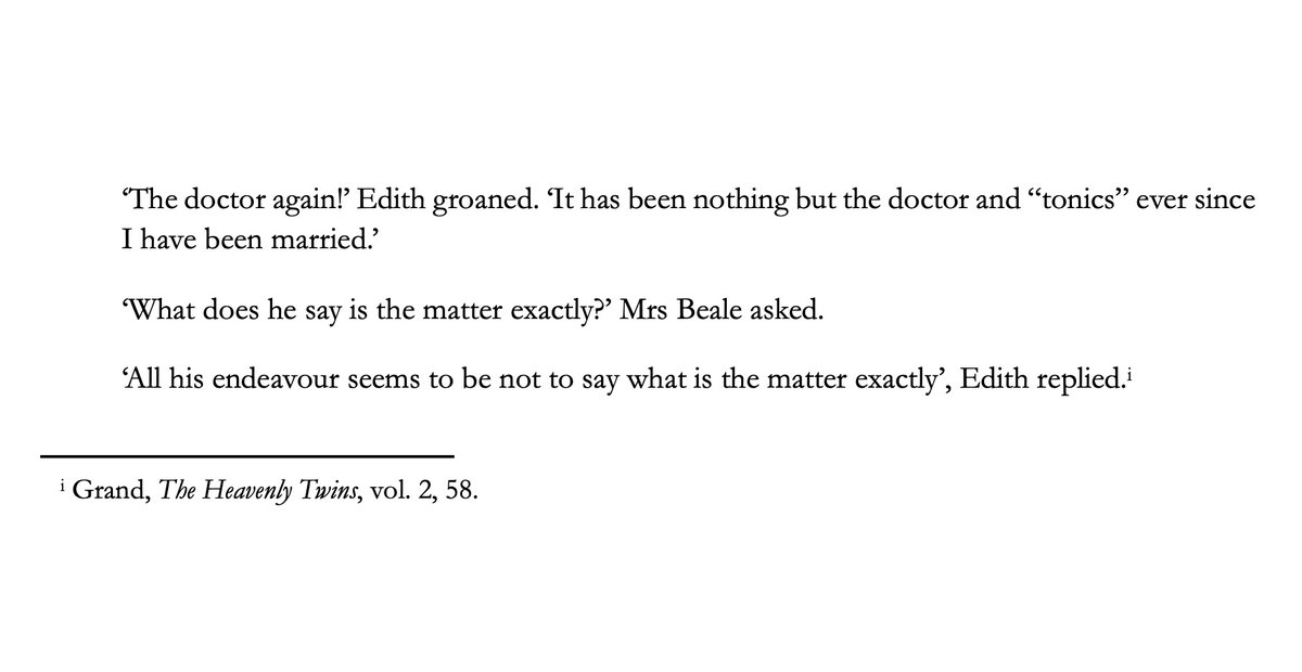 [SPOILER] Grand’s heroine Edith marries a syphilitic reprobate, gets infected, gives birth to their congenitally syphilitic child and then dies. At no point in this horrific spiral did her husband or her doctor feel the need to tell her that she had VD.  #STIs  #syphilis  #histSTM