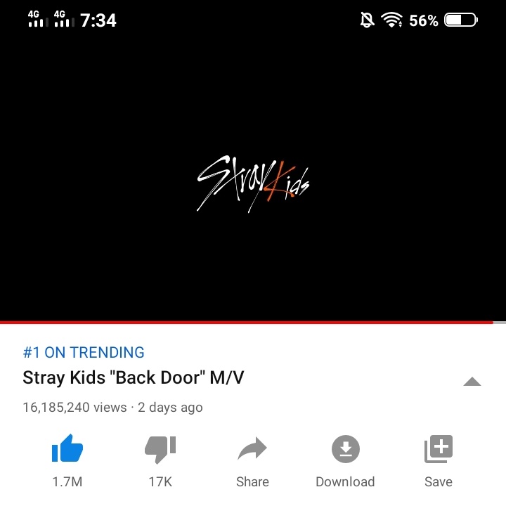 8:31 PM KST— 16,185,240 views @Stray_Kids  #StrayKids  #스트레이키즈