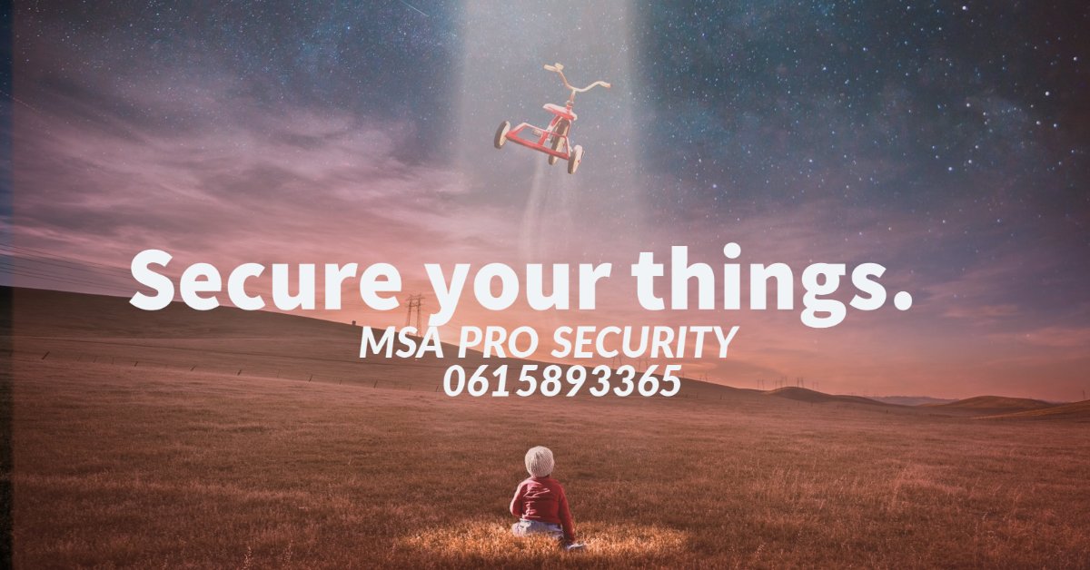 SecurityMsa's tweet image. #SecurityExperts #SecurityGuards #securityisourgame