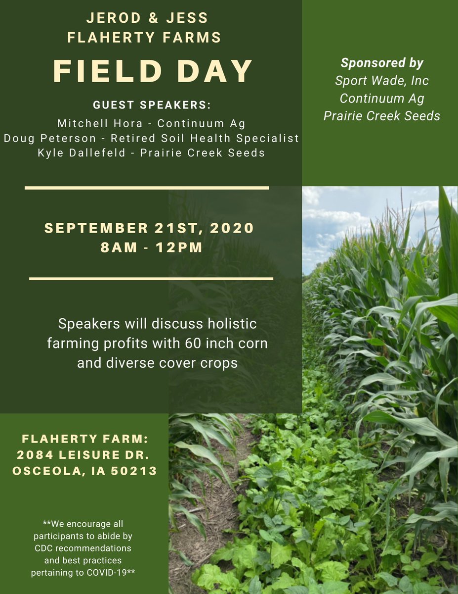Continuum_Ag's tweet photo. #FieldDay!!! Come on out to Osceola on Monday to talk #CoverCrops #Cattle and #60inchCorn!! 🌽🐂🌱 Register here https://t.co/dnLYmx8rZb https://t.co/3VdRYpzg7v