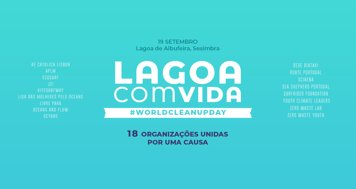 CMSesimbra's tweet photo. Lagoa de Albufeira recebe a iniciativa #WordlCleanUpDay
No dia 19 de setembro, entre as 9.30 e as 15.30h, realiza-se a iniciativa Lagoa #comVIDA, uma operação de limpeza na praia da Lagoa de Albufeira https://t.co/Q7rodTw6Ut
