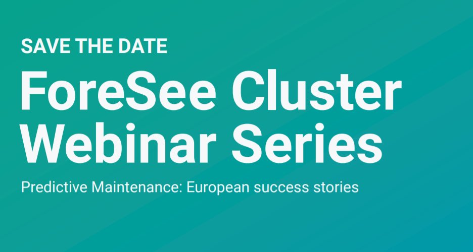 The registration for the first webinar "Predictive Maintenance Platforms and Microservices for manufacturing operations" is now open! 🙌

Register and join us 👉 bit.ly/3hvBBy4