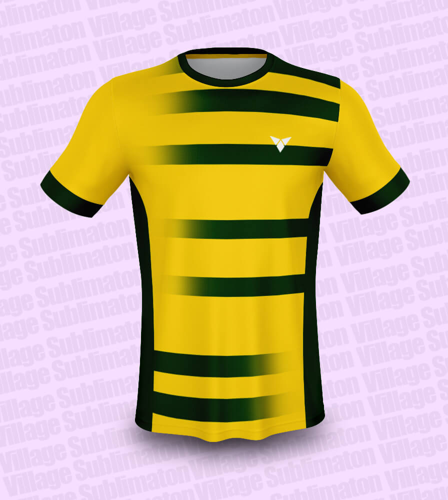 Buy Jersey on Twitter: "Yellow and Dark Green Striped Soccer Jersey Design https://t.co/SLgFvxb64Q / Twitter