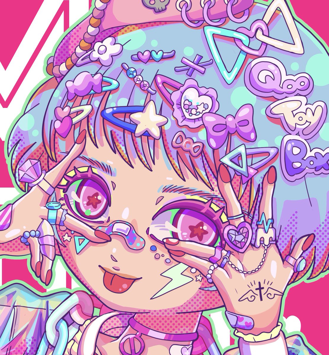 Sato Nezi はじめまして イラストレーターのqooと申します おもちゃ Qoo カフェら展11 6 17のイラスト