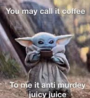 AudioSorceress's tweet photo. #coffeehumor #happwednesday #mandalorian #babyyoda https://t.co/GyfsT6hcRH