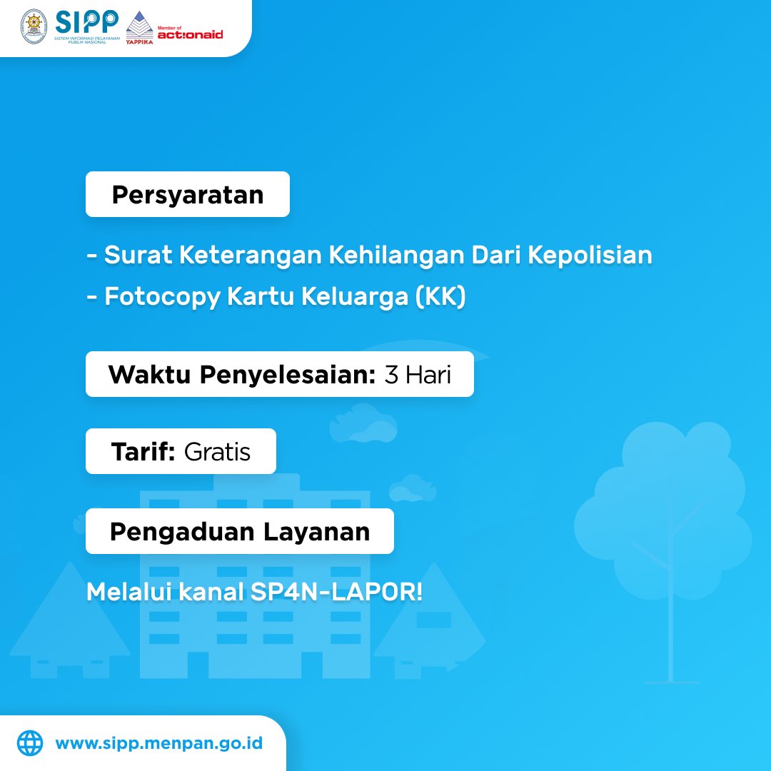 sipp_menpan's tweet photo. Selamat malam, #SahabatSIPP!

Pelayanan penerbitan kembali e-KTP yang hilang hadir di Kota Ambon. Pelayanan ini hadir untuk memudahkan masyarakat Ambon yang kehilangan Kartu Tanda Penduduk Elektronik. https://t.co/0Gv4jhZw5u
