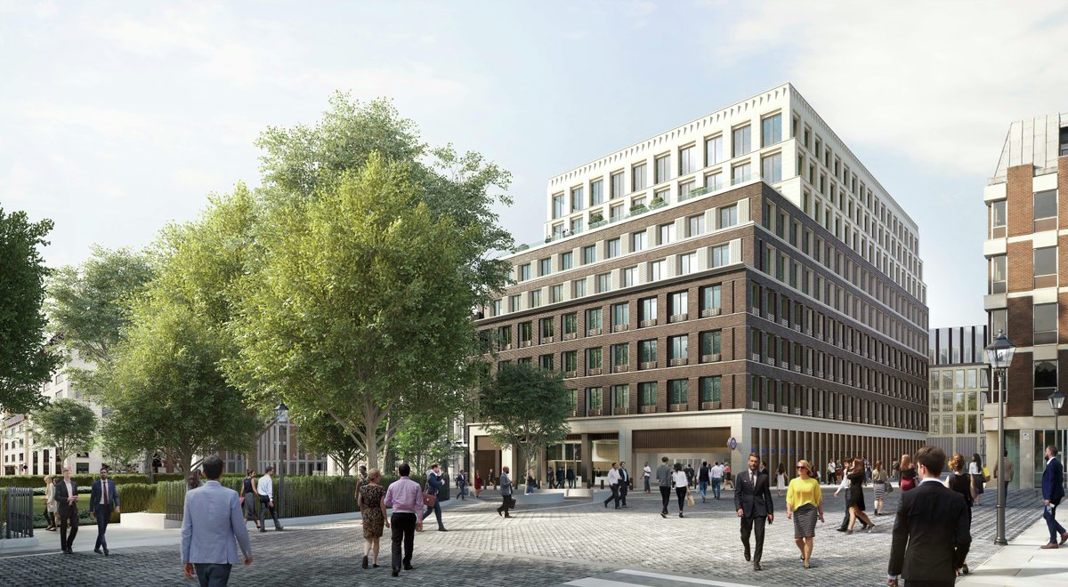 MaceGroup's tweet photo. We have achieved practical completion of the 14 Brook Street residences, 1 Medici Courtyard office and the 5th-8th floors at 18 Hanover Square office at @GPE_plc's Hanover scheme. Mace delivered the project above Crossrail's new Elizabeth Line Bond Street station #havenoother https://t.co/nrrjmkDrcH