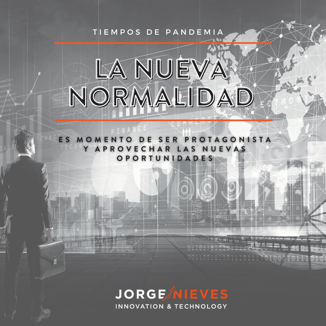 jnievestech's tweet photo. Nos tocó enfrentarnos a una serie de cambios que trajo la pandemia que nos llevaron hacia esta “nueva normalidad”. Es momento de aprovechar las oportunidades y convertirnos en protagonistas + https://t.co/m8w2d9zYas