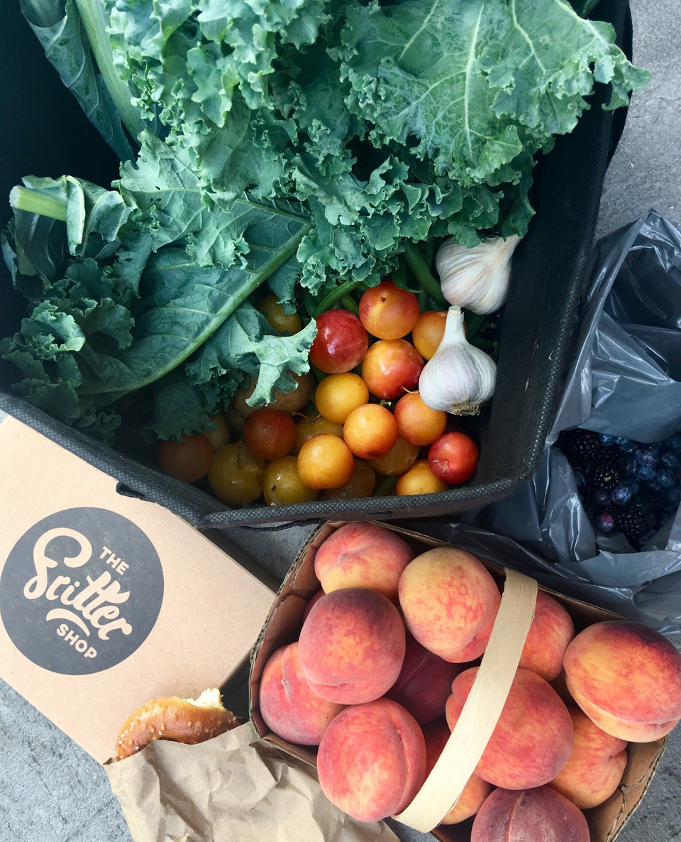 Look at this amazing haul 🍑!!
 ⁠
You can find these goodies and more <a href="/MasonvilleMkt/">Masonville Market</a> tomorrow from 8 AM - 1 PM!!⁠

#ldnont #supportlocal